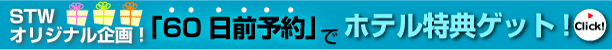60日前予約で特典が付くタイツアー