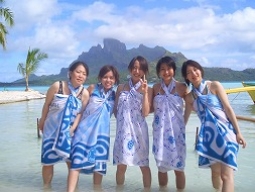 ボラボラ島でモツピクニック タヒチ 旅行記 タヒチガイド