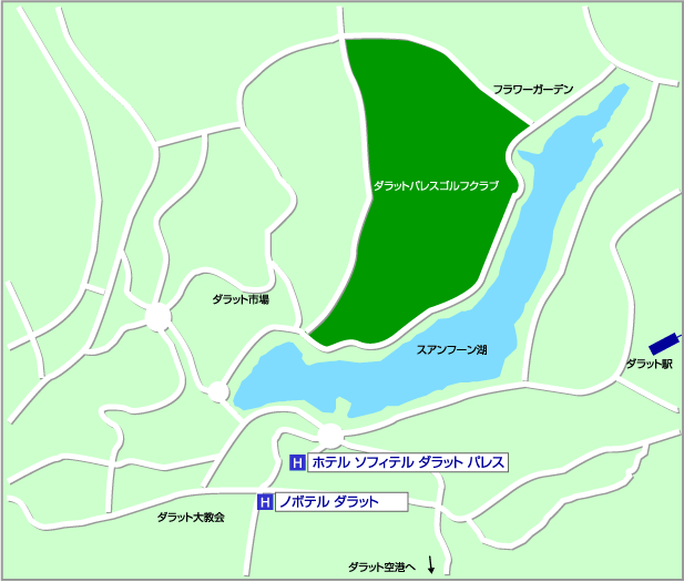 ダラット地図