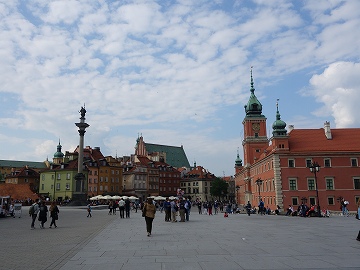 美しいポーランドの首都ワルシャワ