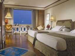 デラックス、デラックスリバービュー室内（ツインベッド）