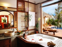 プライベートプールヴィラバスルーム