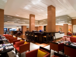 朝食会場にもなるMoMo Cafe