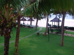 ガーデンとビーチ