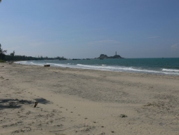 広々としたプライベートビーチ