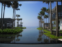 ロビーからの眺め