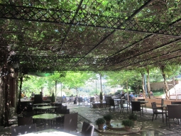 パラドール　レストランの中庭