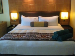 アースカラーのオーシャンビュールーム