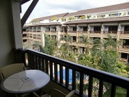 デラックスルームベランダ