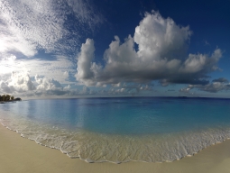 お部屋から見えるビーチ