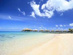 真っ白なビーチ