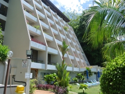 中庭からの景色