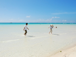 ディスカバリーショアーズ前のビーチ