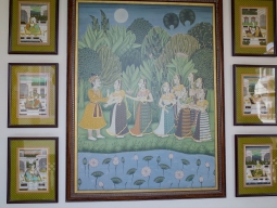 館内のいたるところに素敵な調度品