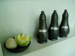 ナチュラルを意識したバスアメニティ