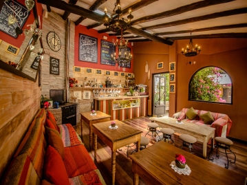 カフェ内部の様子